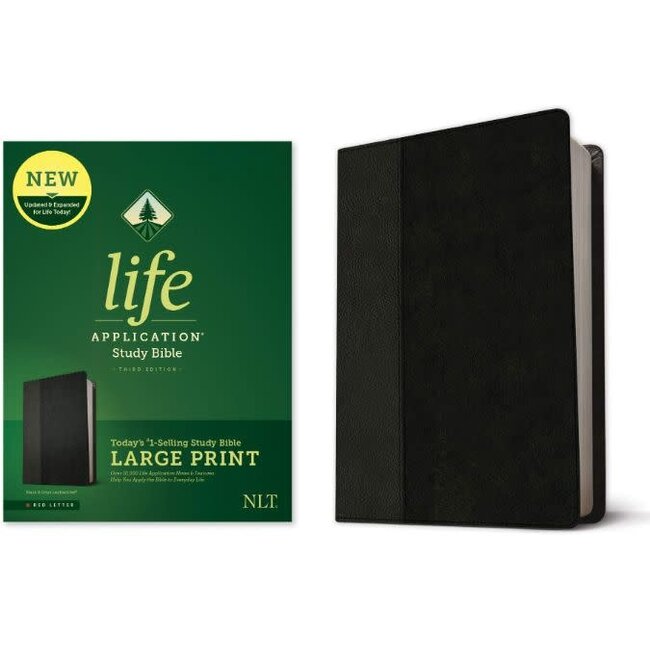 NLT Life Application Bible, 3rd Ed. Large Print LL Black/Onyx