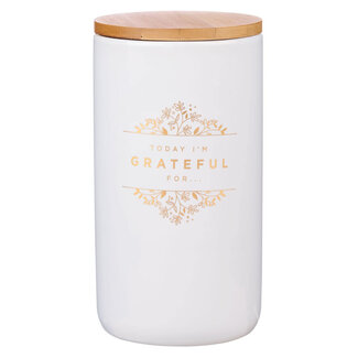 Today I'm Grateful For... Glass Gratitude Jar with Cards