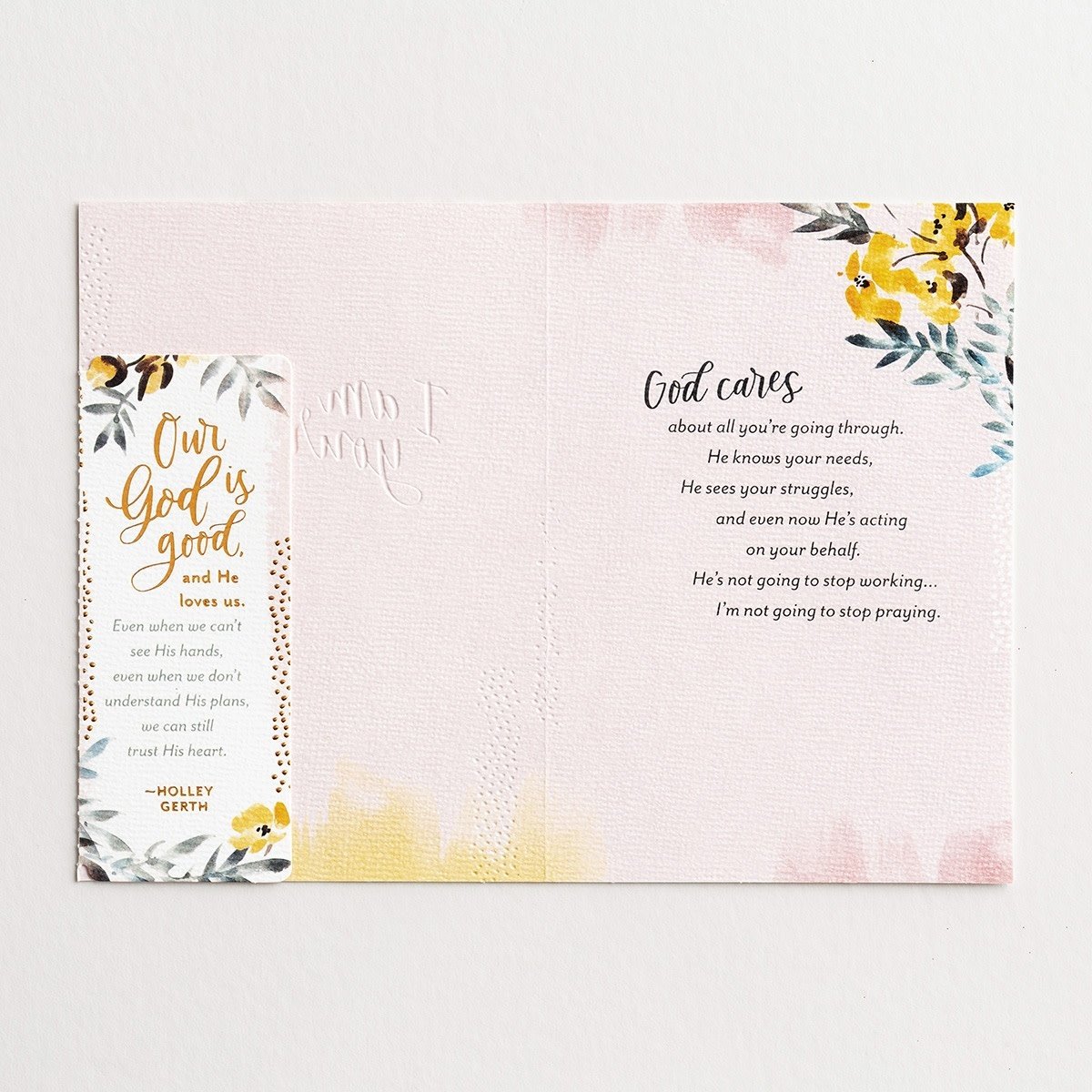 Holley Gerth - God Cares - Premium Cards