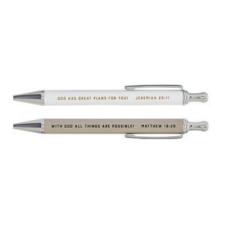 God Has Plans Pen Set