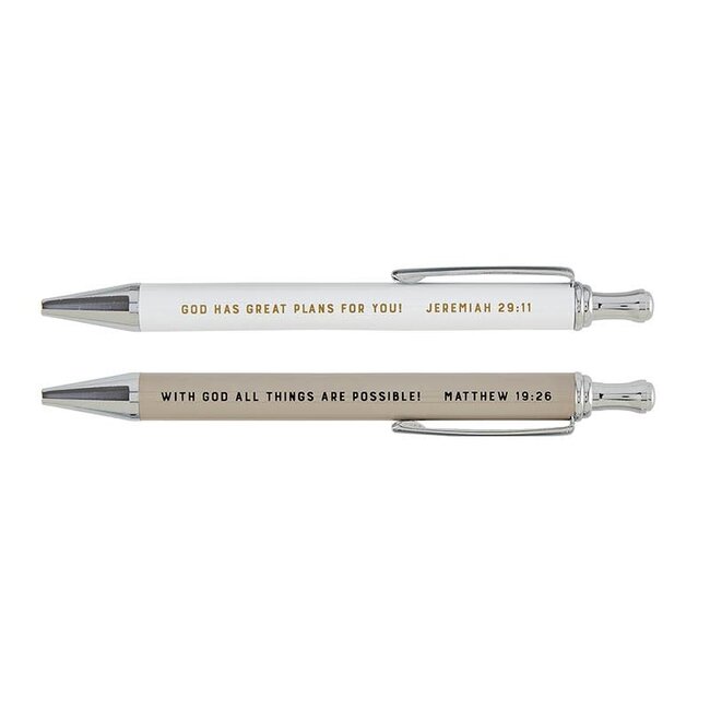 God Has Plans Pen Set
