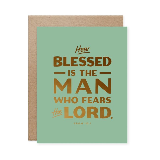 Man Who Fears the Lord Card
