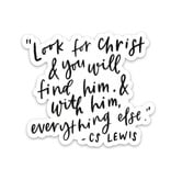 CS Lewis Quote Sticker