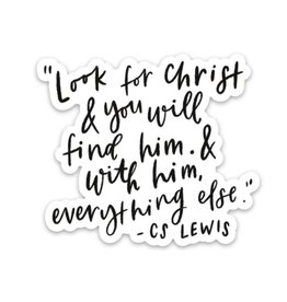 CS Lewis Quote Sticker