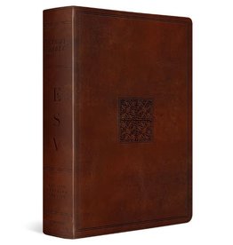 ESV Study Bible - TruTone®, Walnut, Celtic Imprint Design