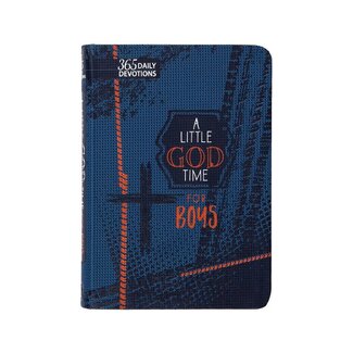 A Little God Time for Boys Faux Leather Gift Edition