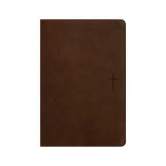 NLT Compact Bible, Filament Enabled Edition (Red Letter, LeatherLike, Rustic Brown)