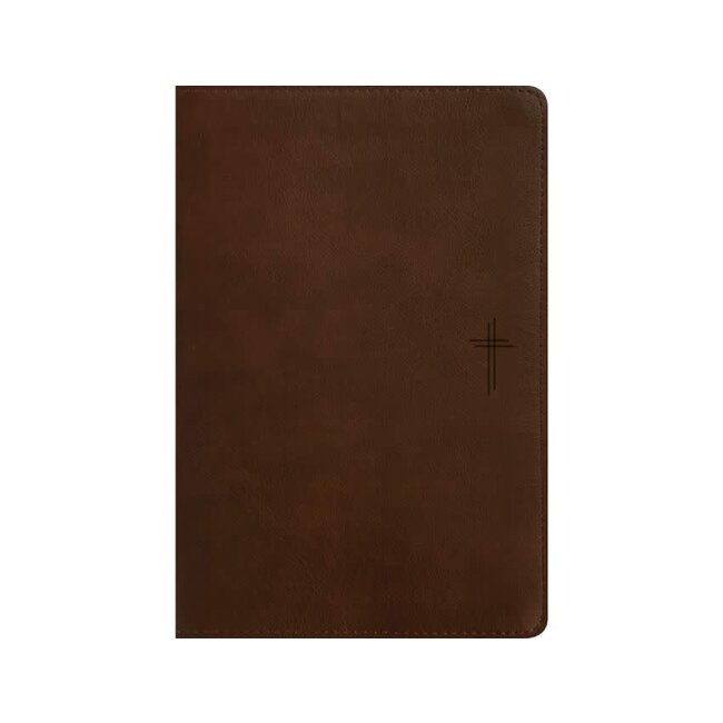 NLT Compact Bible, Filament Enabled Edition (Red Letter, LeatherLike, Rustic Brown)