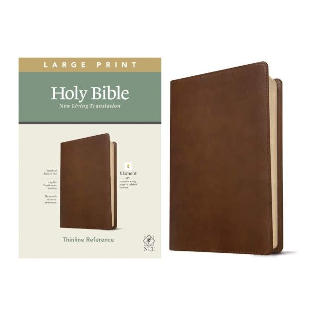 NLT LP Thinline Reference Bible, Filament Enabled Edition LL Rustic Brown