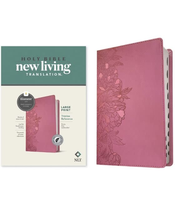 NLT LP Thinline Reference Bible, Filament Enabled Edition LL Peony Pink - Indexed