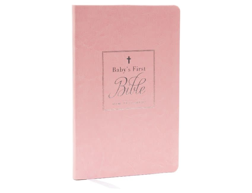 KJV, Baby's First New Testament, Leathersoft, Pink, Red Letter, Comfort Print