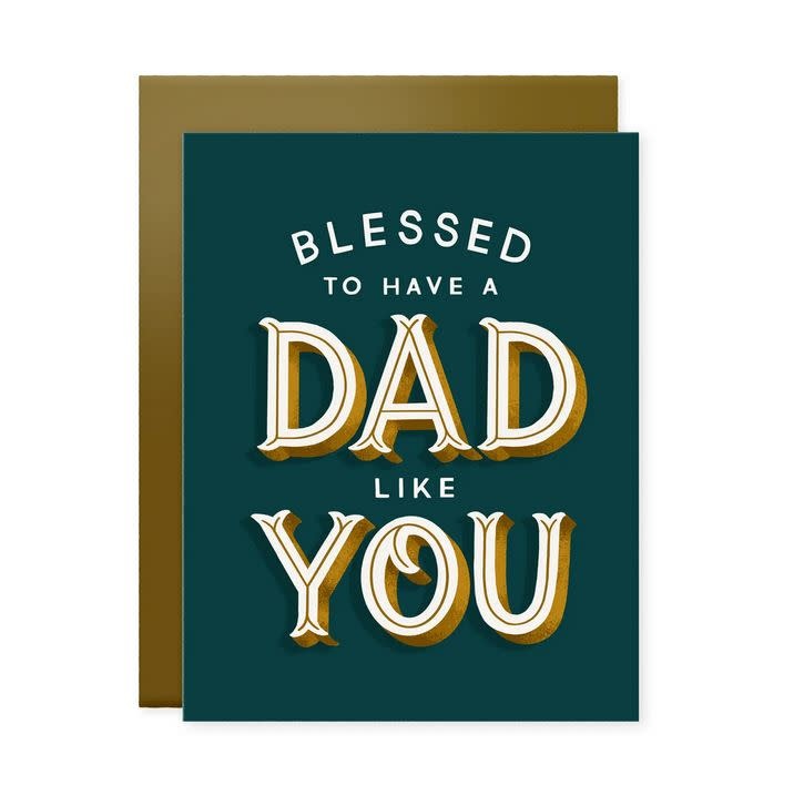 Blessed to Have a Dad Like You Father's Day Card