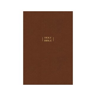 NIV, Wide Margin Bible, Leathersoft, Brown, Red Letter, Comfort Print