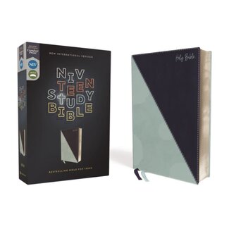 NIV, Teen Study Bible, Leathersoft, Teal, Comfort Print