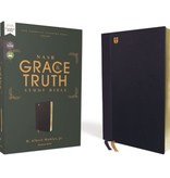 NASB, The Grace and Truth Study Bible, Leathersoft, Navy, Red Letter, 1995 Text, Comfort Print