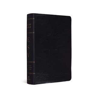ESV Study Bible, Personal Size - Genuine Leather, Black