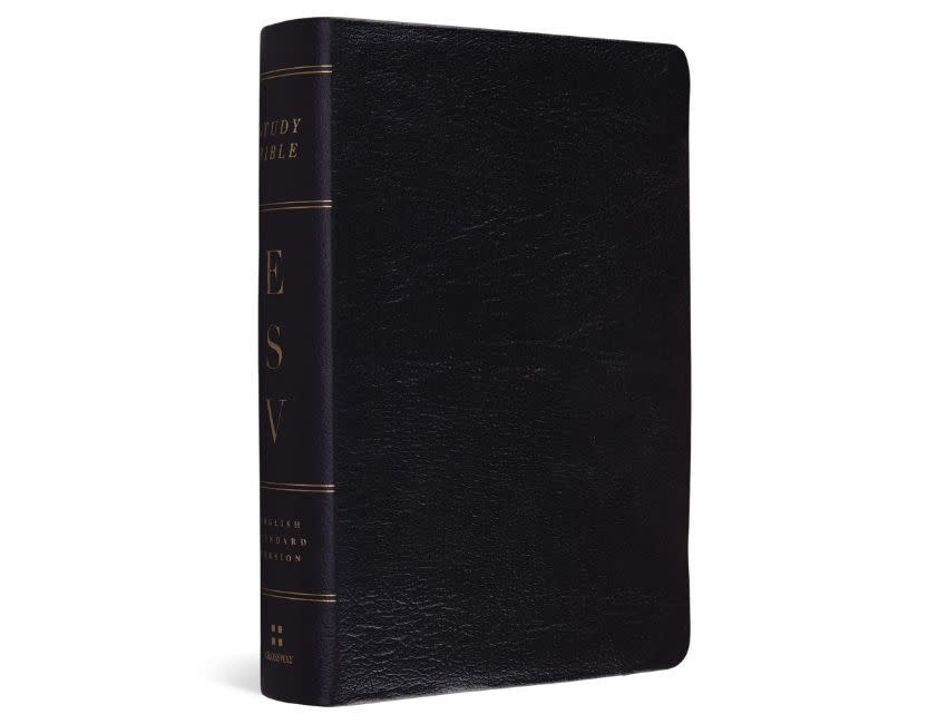ESV Study Bible, Personal Size - Genuine Leather, Black