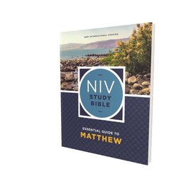 NIV Study Bible Essential Guide to Matthew, Paperback, Red Letter, Comfort Print