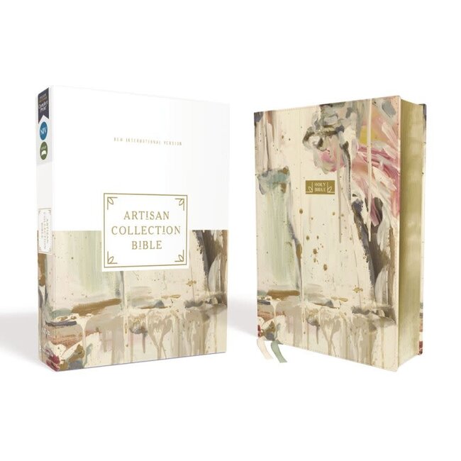 NIV, Artisan Collection Bible, Leathersoft, Multi-color/Cream, Red Letter, Comfort Print