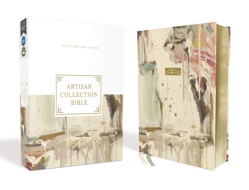 NIV, Artisan Collection Bible, Leathersoft, Multi-color/Cream, Red Letter, Comfort Print