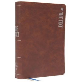 NET, The TEXT Bible, Leathersoft, Brown, Comfort Print