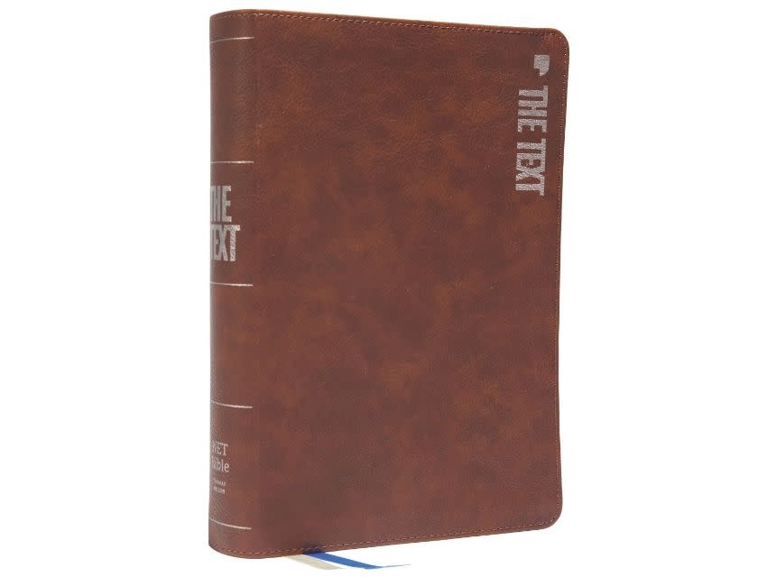 NET, The TEXT Bible, Leathersoft, Brown, Comfort Print