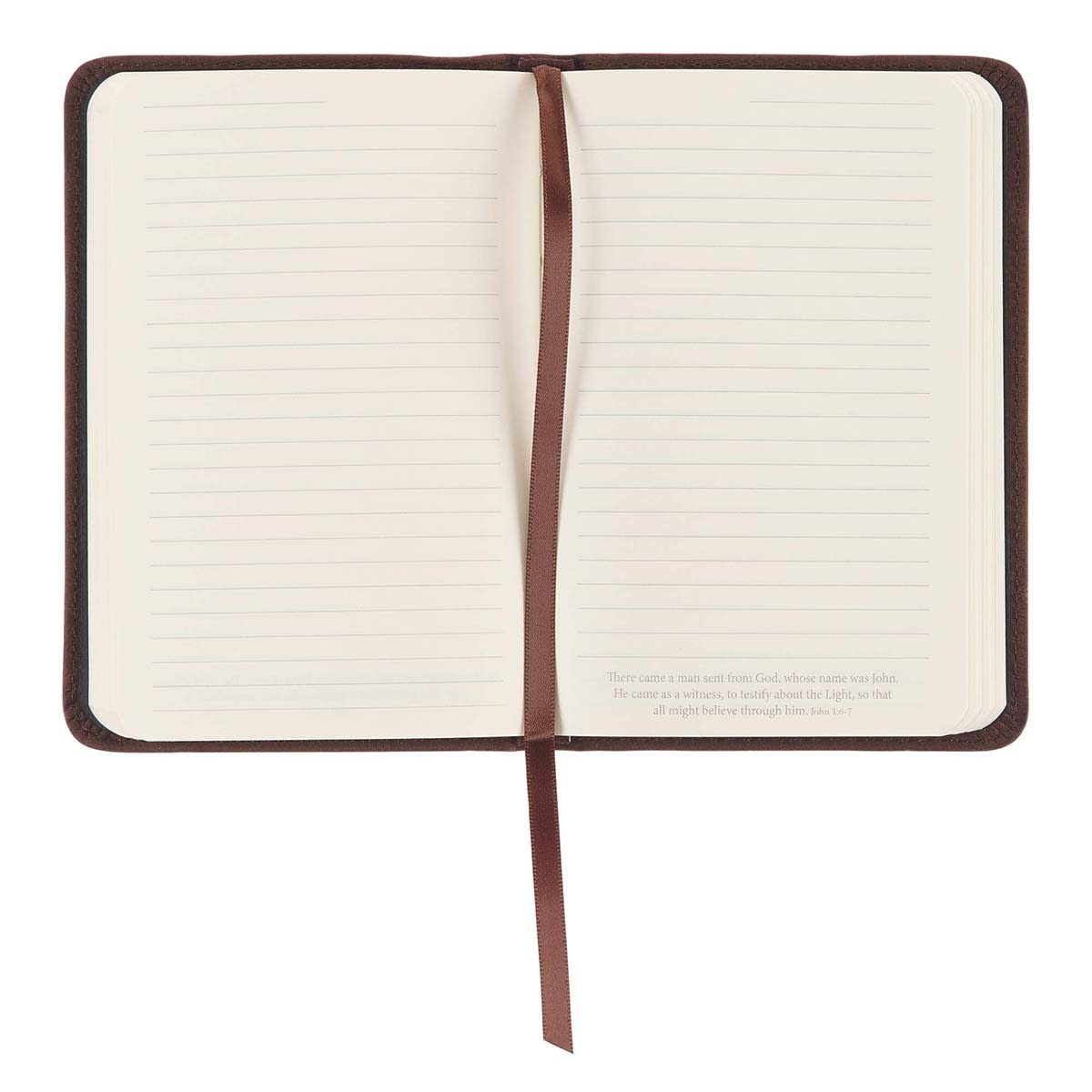 All Things Are Possible Pocket-sized Full Grain Leather Journal - Matthew 19:26