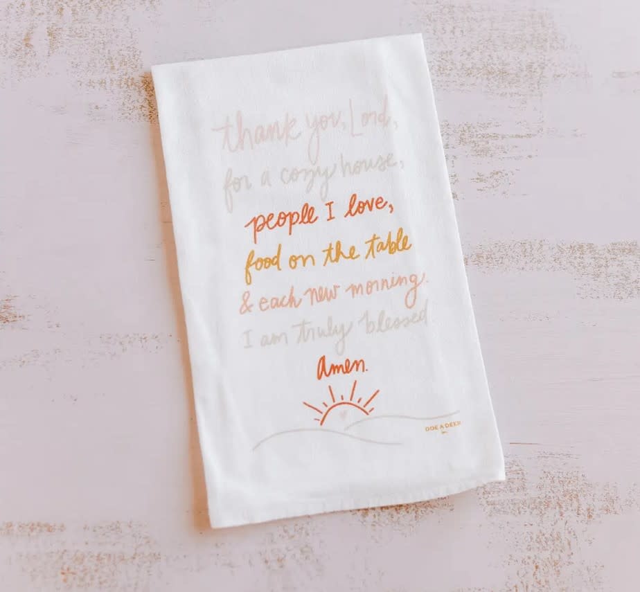 Thank You Lord - Flour Sack Towel