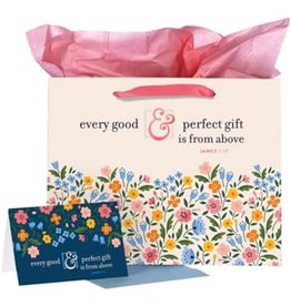 Every Good And Perfect Gift, Gift Bag With Card, Large - Every Good And Perfect Gift, Gift Bag With Card, Large