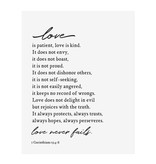 Love Is Patient Art Print  11x14