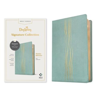 NLT Thinline Reference Bible, Filament Enabled Edition (Red Letter, LeatherLike, Sage)