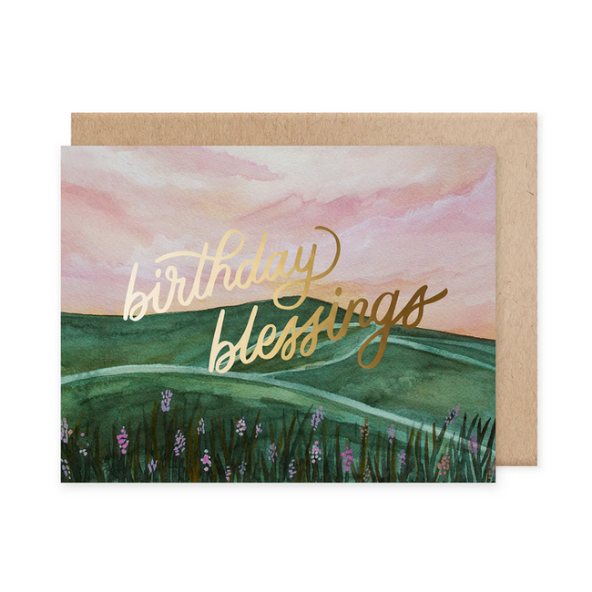 Birthday Blessings Card