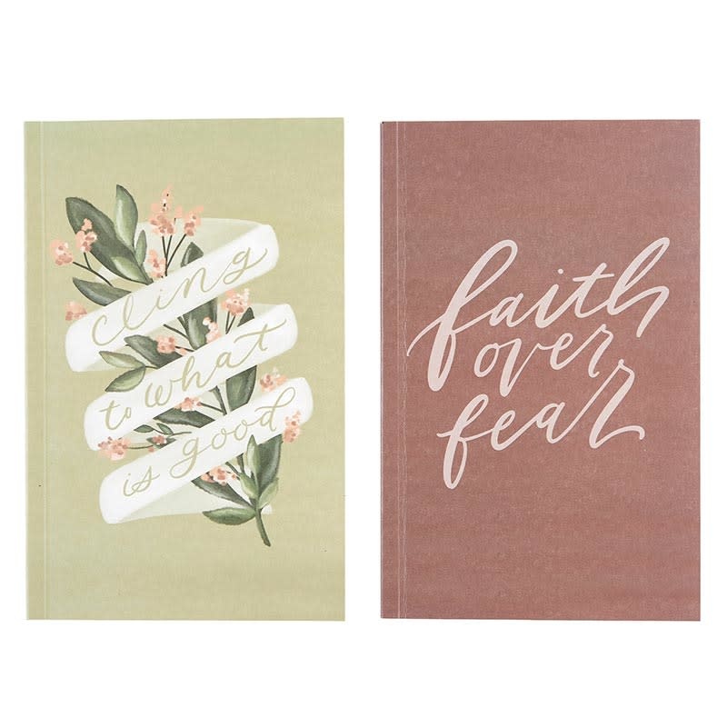 Cling To What Is Good/Faith Over Fear Journal Set