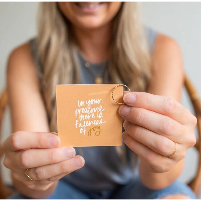 He Will Give You Abundant Life Ring -