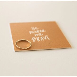 He Will Give You Strength Ring -