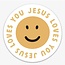 Jesus Loves You Sticker