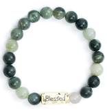 Blessed Smaragdite Stone Bracelet