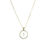 Tiny Cross Pendant - White