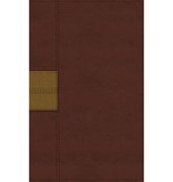 NIV, Thinline Reference Bible, Leathersoft, Brown, Red Letter, Thumb Indexed, Comfort Print