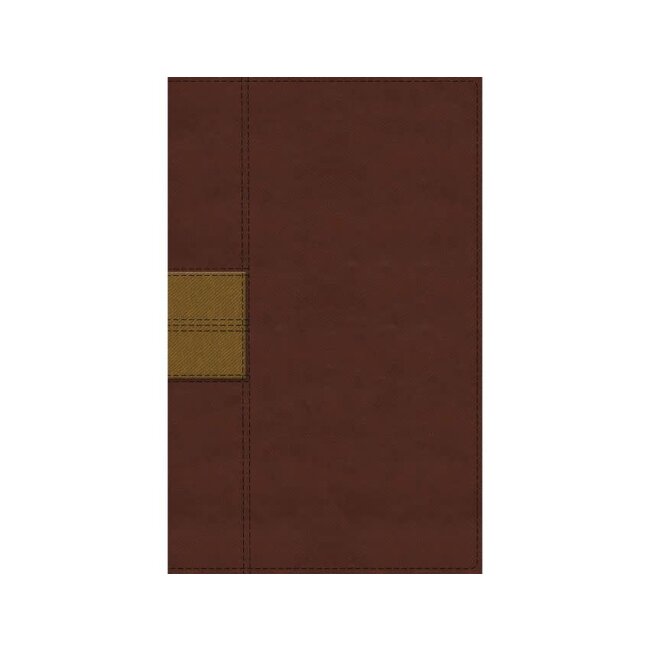 NIV, Thinline Reference Bible, Leathersoft, Brown, Red Letter, Thumb Indexed, Comfort Print