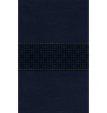 NIV, Thinline Reference Bible, Leathersoft, Navy, Red Letter, Thumb Indexed, Comfort Print
