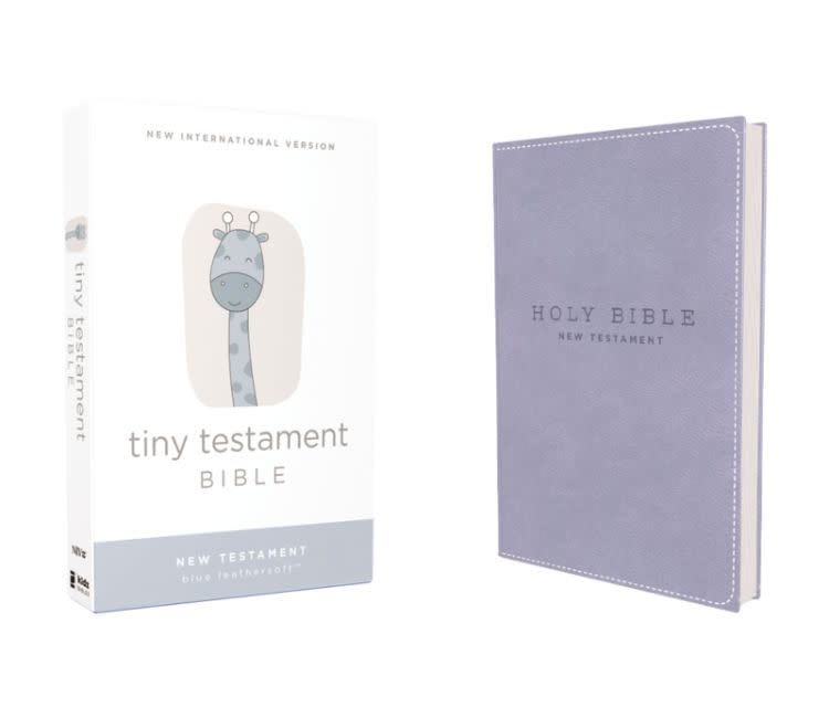 NIV, Tiny Testament Bible, New Testament, Leathersoft, Blue, Comfort Print
