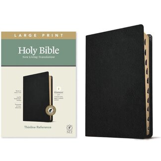 NLT LP Thinline Reference Bible, Filament Enabled Ed. Gen. Lthr. Black