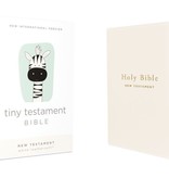 NIV, Tiny Testament Bible, New Testament, Leathersoft, White, Comfort Print