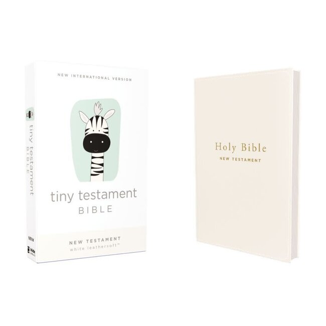 NIV, Tiny Testament Bible, New Testament, Leathersoft, White, Comfort Print