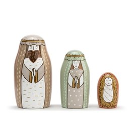 Nesting Nativity Set of 3