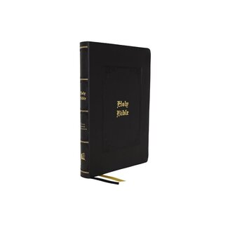 KJV, Personal Size Large Print Reference Bible, Vintage Series, Leathersoft, Black, Red Letter, Comfort Print