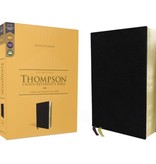 KJV, Thompson Chain-Reference Bible, European Bonded Leather, Black, Red Letter, Comfort Print