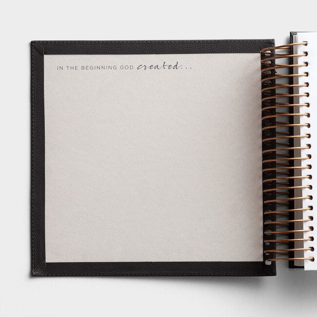 Illustrating Bible NIV Dark Grey (Spiral Bound Journaling Bible)