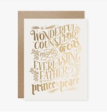 Wonderful Counselor Card